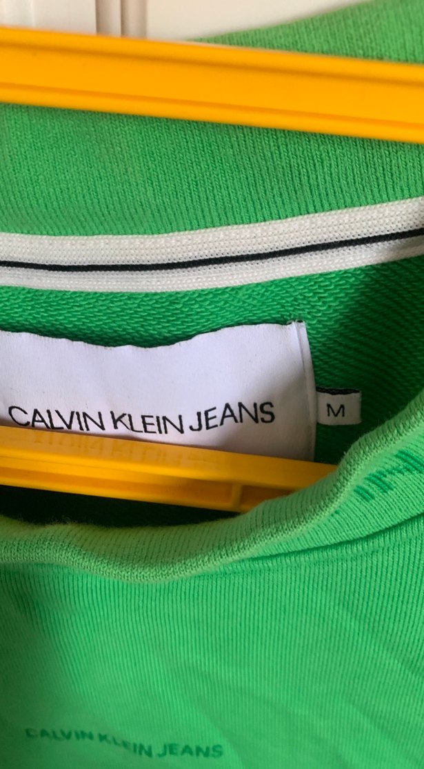 Calvin Klein Yeşil erkekSweatshirt - Görsel 2