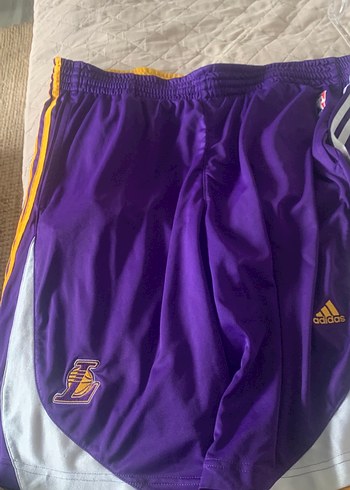 Adidas Lakers Mor Basketbol Sortu Cift Tarafli