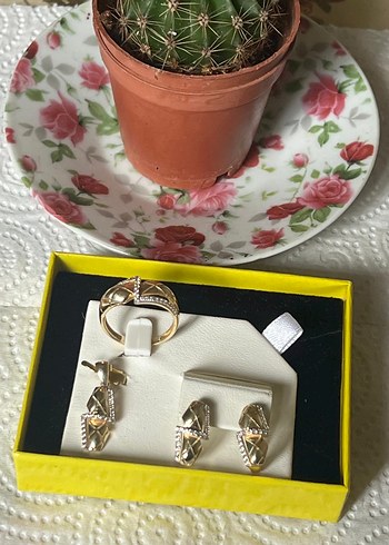 Beden Altın Rnkli gümüş set