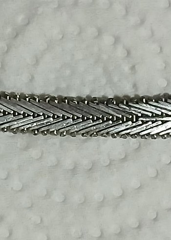 Pırlanta taşlı gümüş vintage saat - Görsel 4