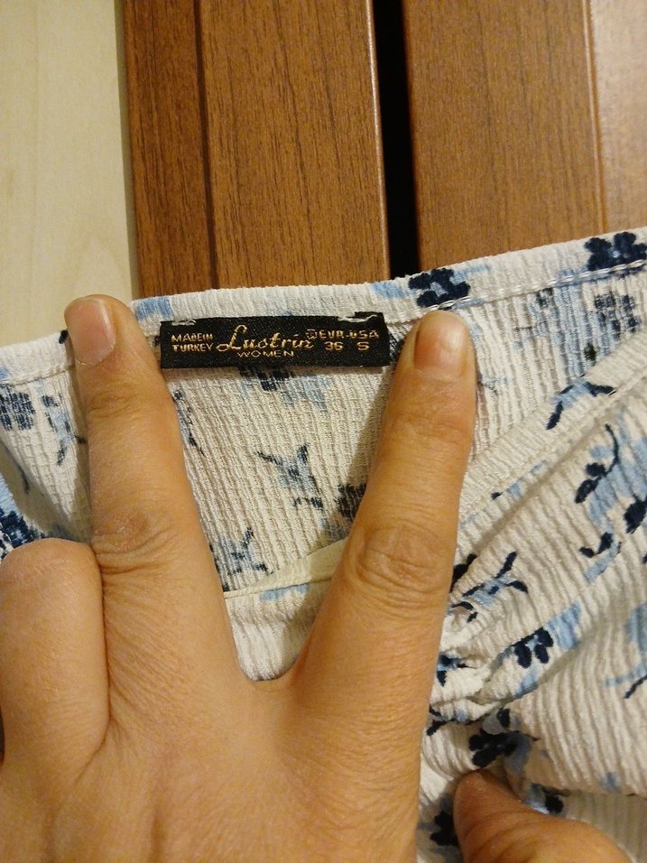 Bohem Tarz Midi Beyaz Çiçekli Elbise - Görsel 3