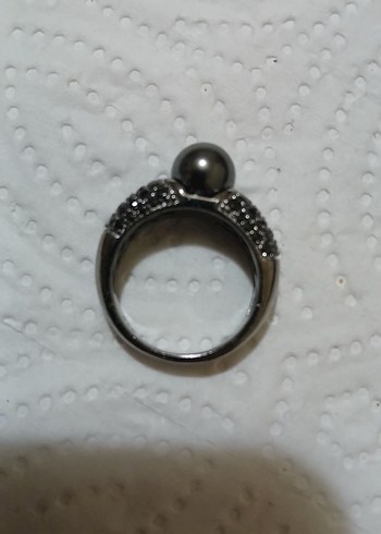 İnci taşlı  gümüş yüzük - Görsel 8