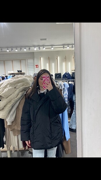 xs Beden siyah Renk Stradivarius mont