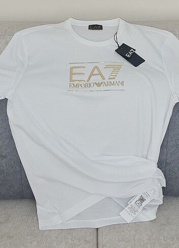m Beden beyaz Renk Emporio Armani T-Shirt EA7