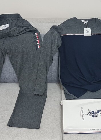 m Beden U.S. Polo Assn. Pijama Takımı