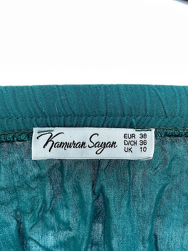 36 Beden yeşil Renk PreLoved Çan Etek %70 İndirimli.