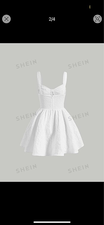 Sheinside Shien korse görünümlü elbise