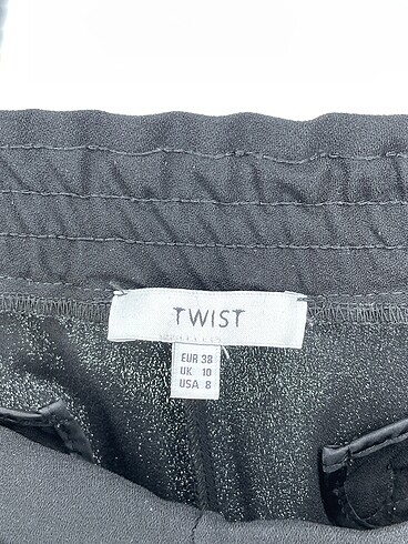 38 Beden siyah Renk Twist Kumaş Pantolon %70 İndirimli.