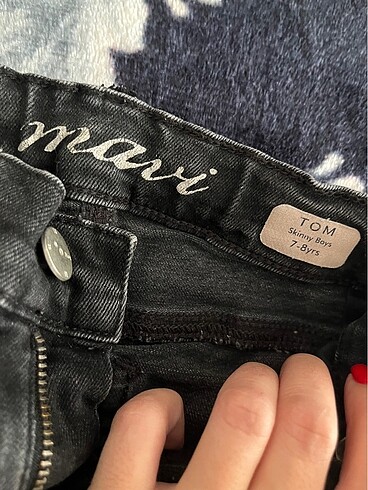 Mavi jean 7-8 yaş