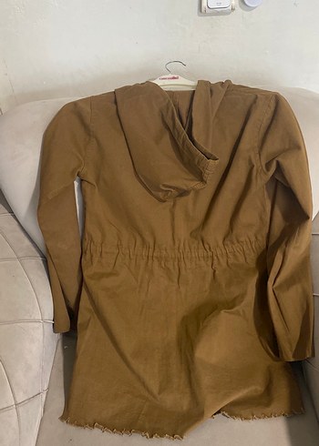 Düğmeli Kahverengi Bohem Kadın Ceket - Görsel 3