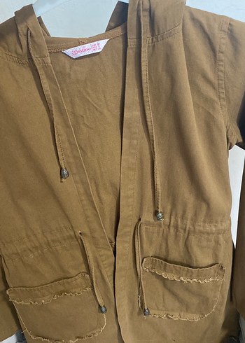 Düğmeli Kahverengi Bohem Kadın Ceket - Görsel 5