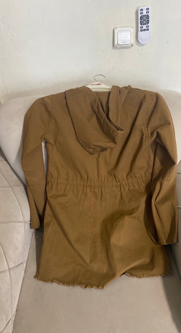 Düğmeli Kahverengi Bohem Kadın Ceket - Görsel 3