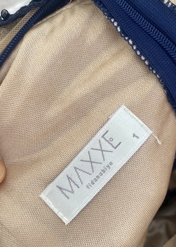 Lacivert Drapeli Uzun Abiye Elbise - Görsel 6