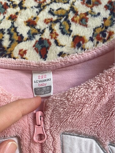 24-36 Ay Beden ten rengi Renk Peluş hırka