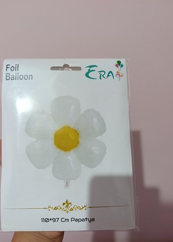 2 Adet 110x97 cm Papatya Folyo Balon (Büyük Boy) - Görsel 3