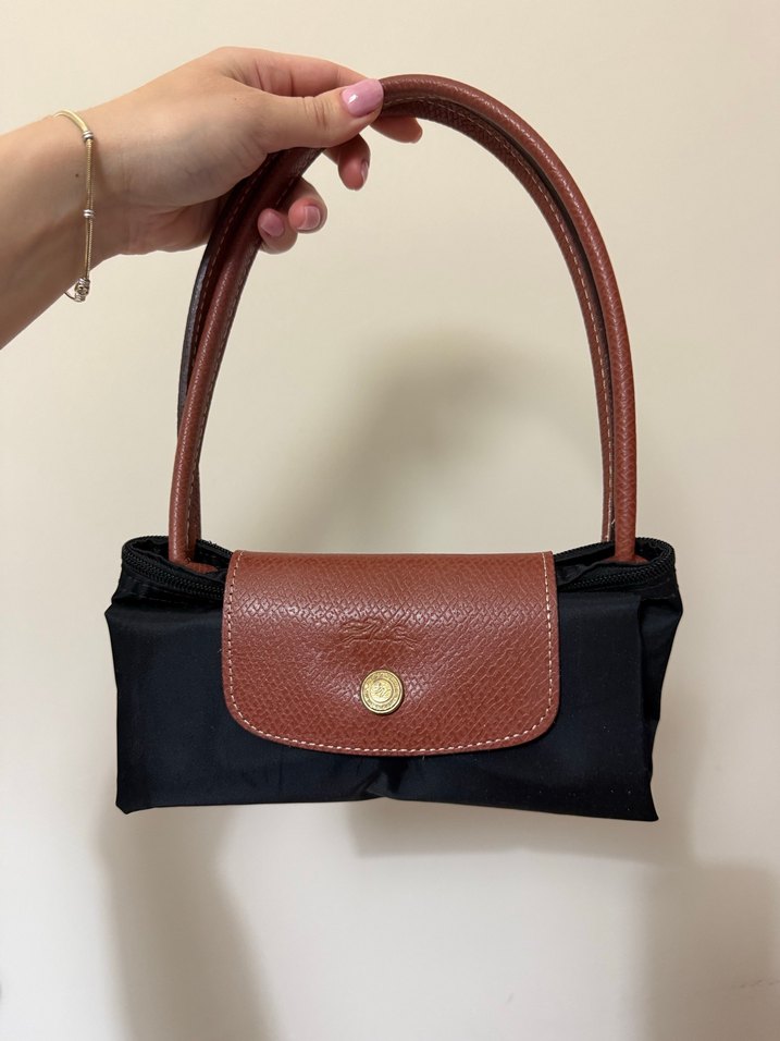 Siyah longchamp çanta - Görsel 2