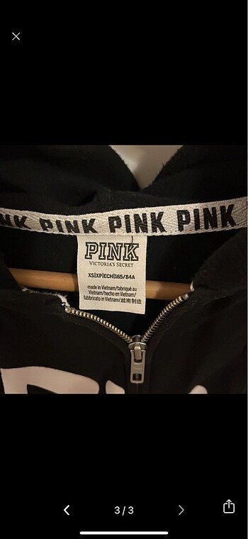 xs Beden victoria?s secret pink hırka