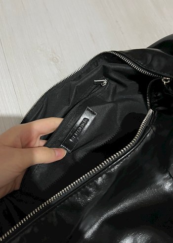 Bershka Bershka Siyah Suni Deri Çanta