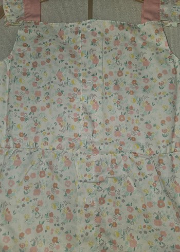 Bebek Kız Beyaz Desenli Fırfırlı Takım - Görsel 2