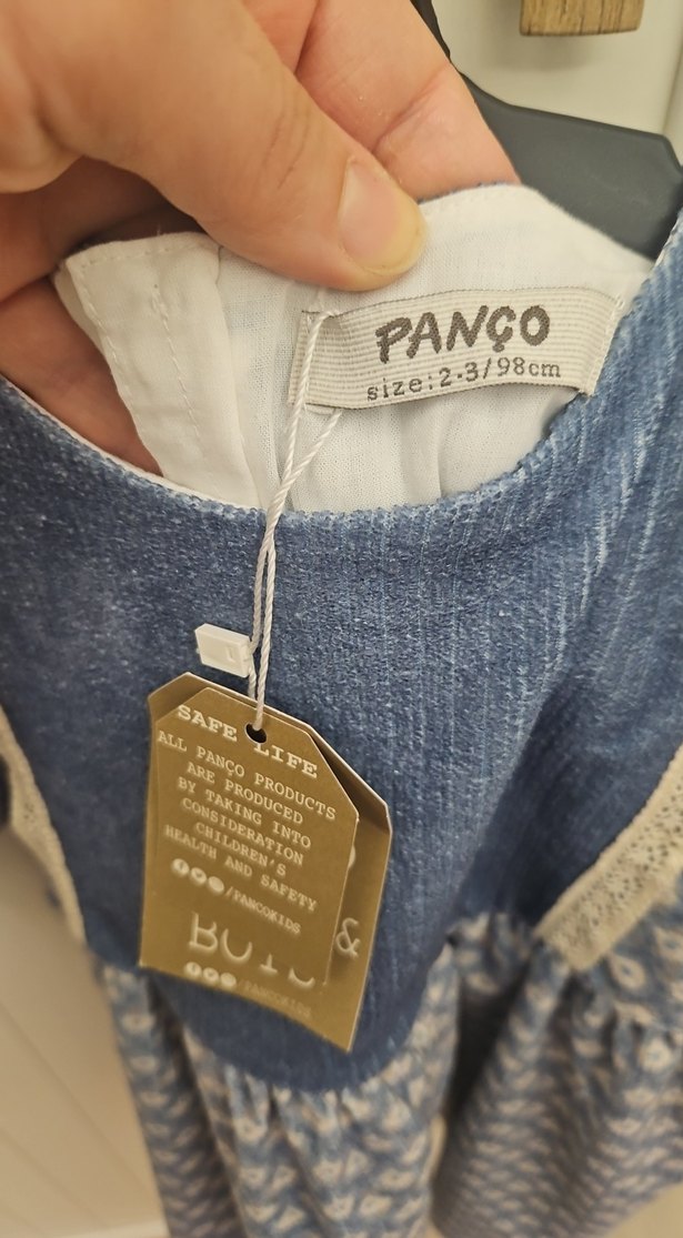 Dantel Detaylı Kız Çocuk Elbise - Görsel 3