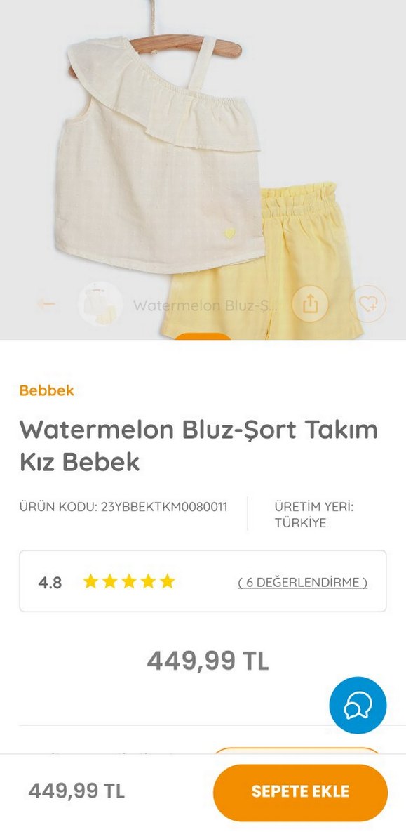 Kız Bebek Keten Fırfırlı Askılı Takım - Görsel 4