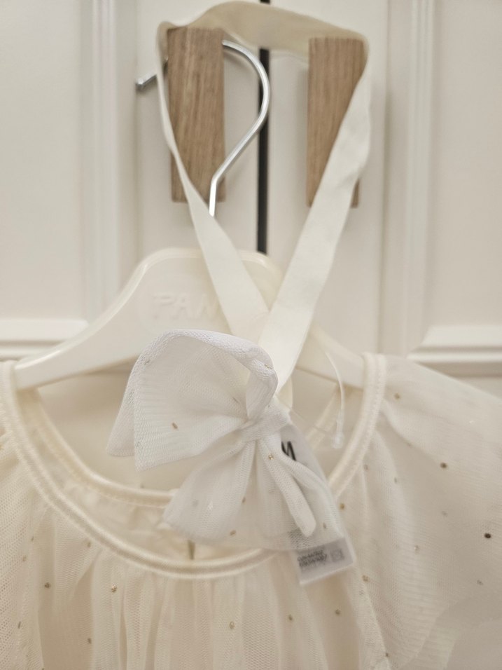 Kız Çocuk Beyaz Elbise - Görsel 4