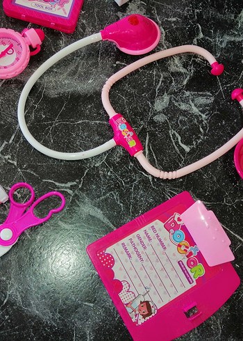 Beden Pembe. Mavi 3 doktor Eğitici Oyuncak Seti