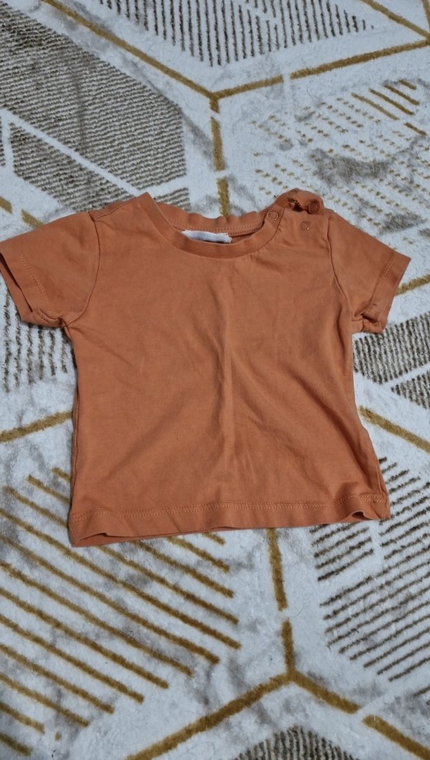 Erkek Çocuk Kahverengi Kısa Kollu Tişört - Görsel 2