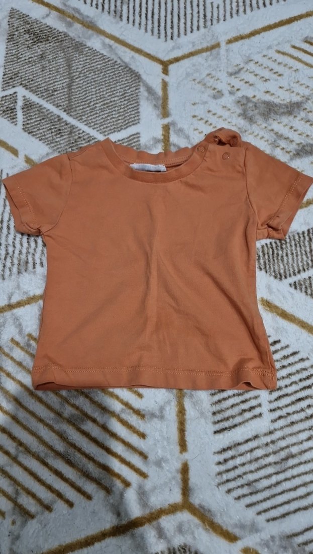 Erkek Çocuk Kahverengi Kısa Kollu Tişört - Görsel 3