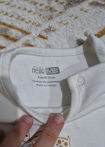 Beyaz bebek Tişört - Görsel 4