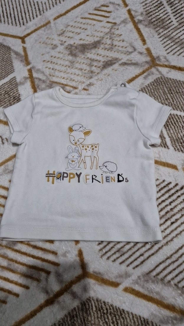 Beyaz bebek Tişört - Görsel 3