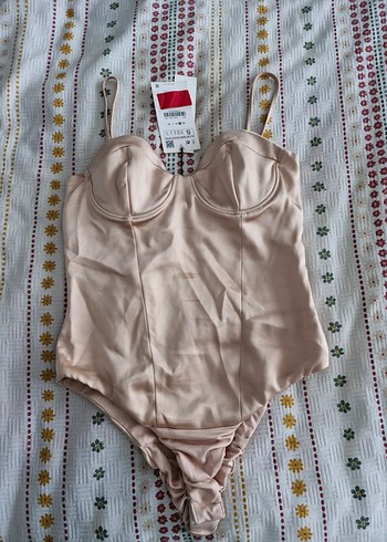Bej Midi Strappy Askılı Bluz