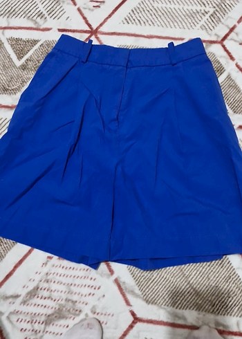 Mavi Pilili Kadın Bermuda Şort - Görsel 7