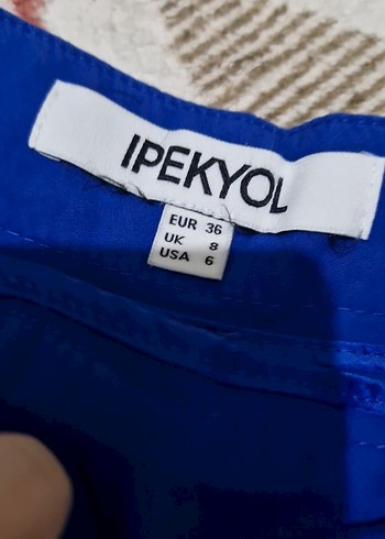 Mavi Pilili Kadın Bermuda Şort - Görsel 4