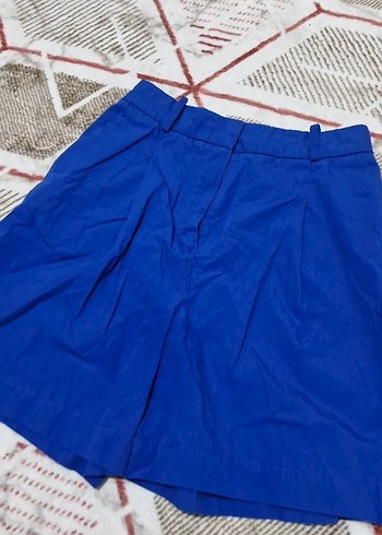 Mavi Pilili Kadın Bermuda Şort - Görsel 5