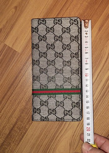 Gucci gri Desenli Erkek Cüzdan - Görsel 4