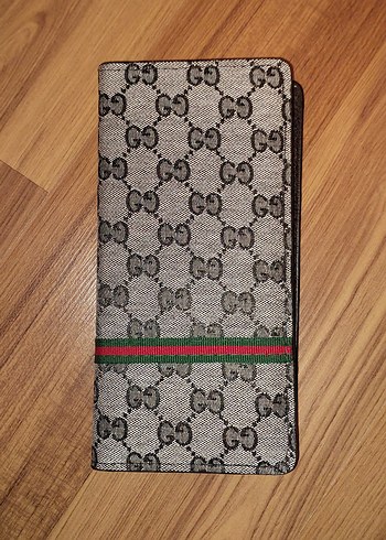 Gucci gri Desenli Erkek Cüzdan - Görsel 6