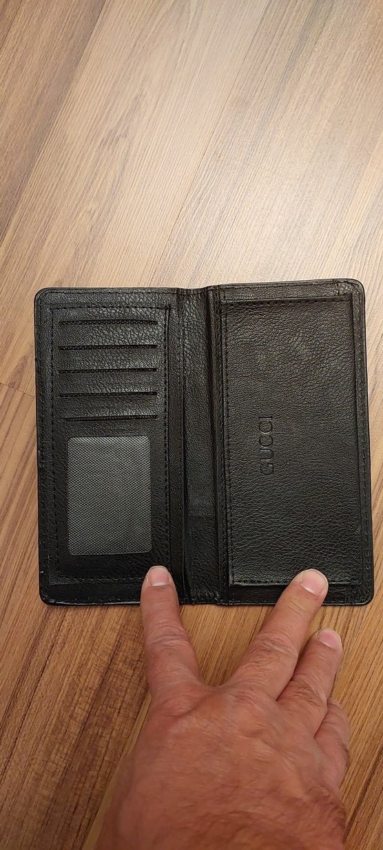 Gucci gri Desenli Erkek Cüzdan - Görsel 5