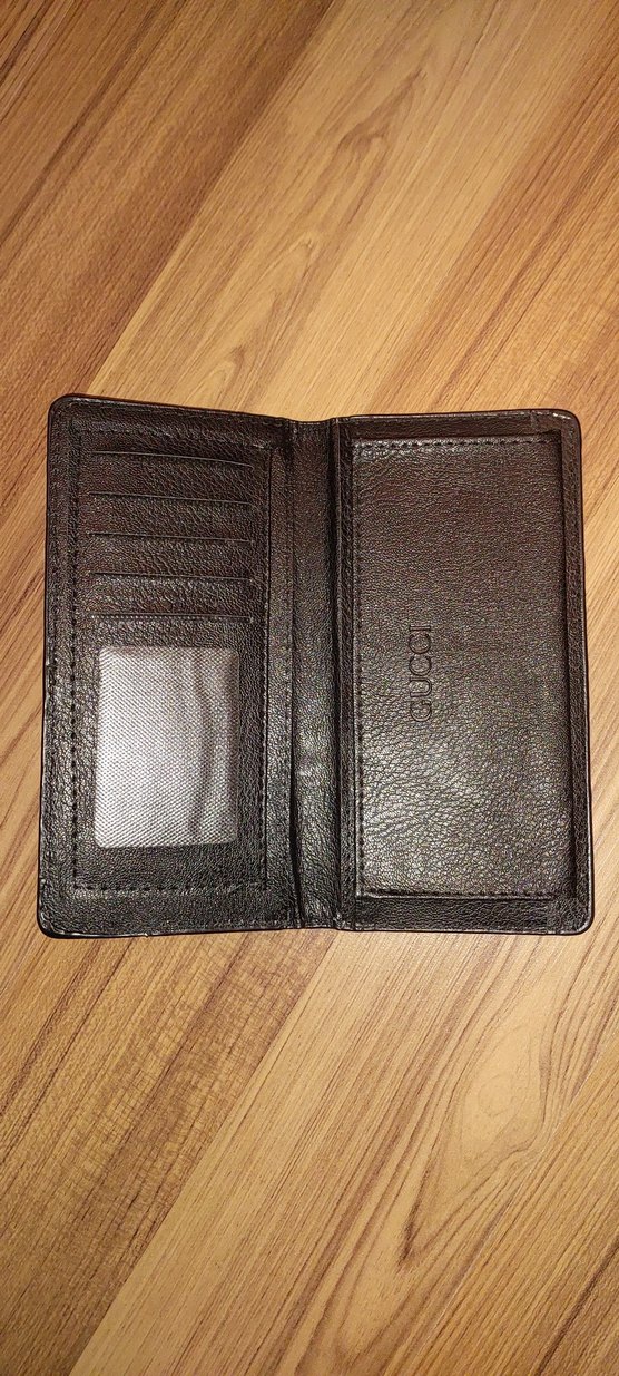 Gucci gri Desenli Erkek Cüzdan - Görsel 2