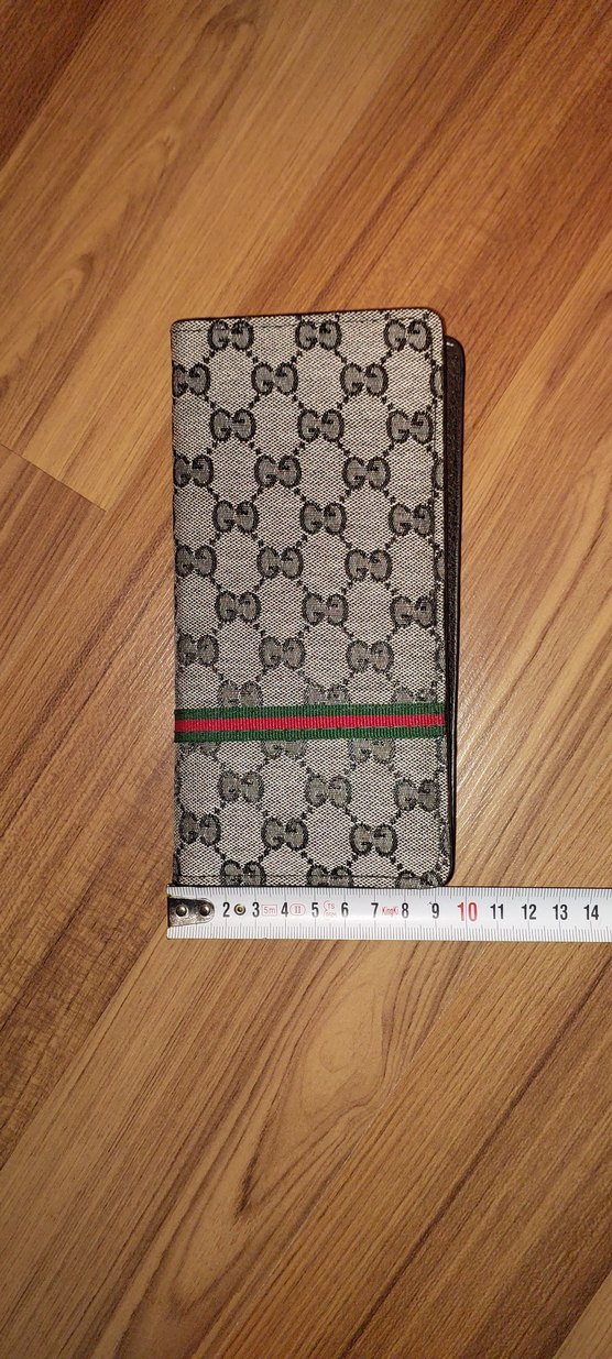 Gucci gri Desenli Erkek Cüzdan - Görsel 3