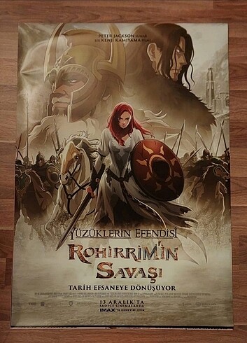 Rohirrim in Savaşı film posteri 70x100 original rulo şeklinde yo
