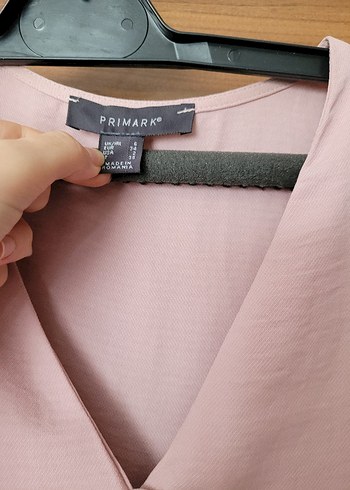 Düğmeli Pudra Pembe Keten Uzun Elbise - Görsel 2