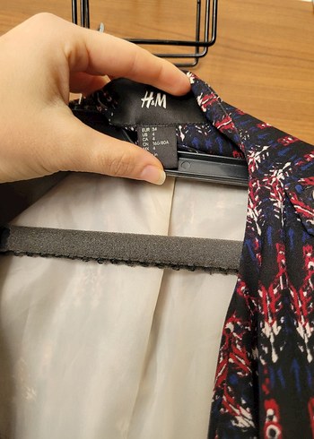 Renkli Tie-Dye Mini  Ceket - Görsel 2