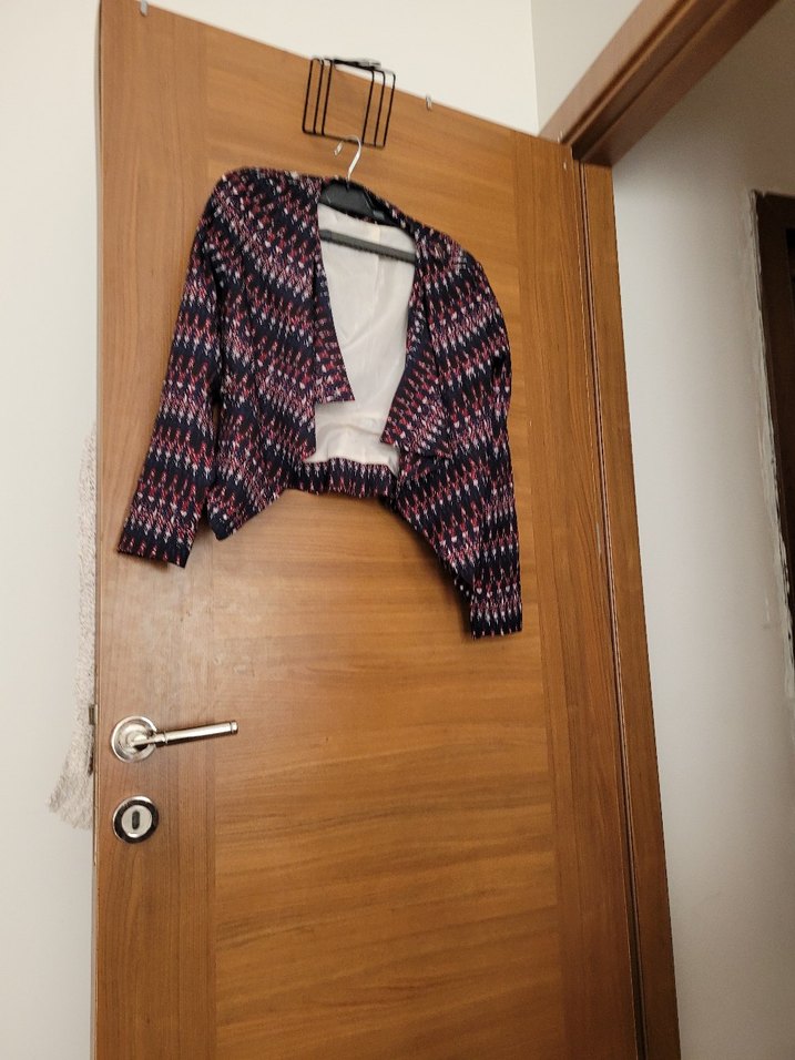 Renkli Tie-Dye Mini  Ceket - Görsel 3