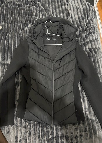 Siyah Yüksek Yakalı Uzun Kollu Mini Spor Elbise - Görsel 5