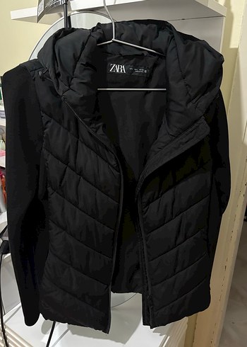 Siyah Yüksek Yakalı Uzun Kollu Mini Spor Elbise - Görsel 2