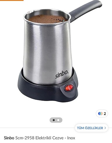 Sinbo kahve makinesi