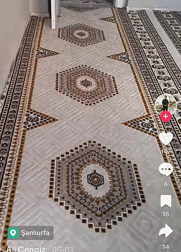  Beden kahverengi Renk Halı örtüsü 