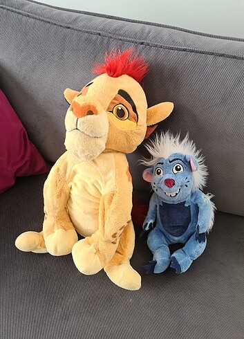 Simba ve bunga peluş oyuncak (Aslan Kral) 