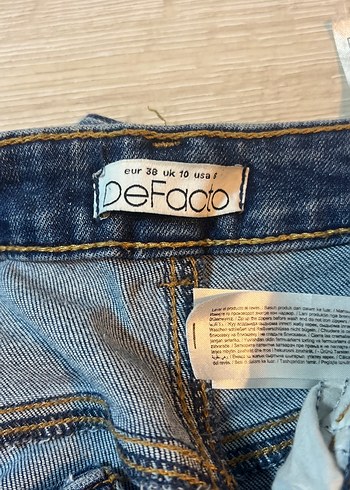 Lacivert Kadın Kot Pantolon - Görsel 2